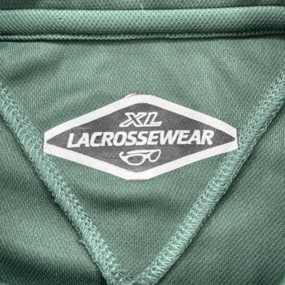 Pine Crest Panthers Lacrosse Polo Shirt -Men's XL-Lacrossewear Green Performance